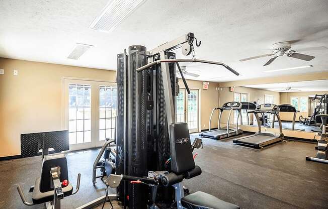 our apartments have a gym with plenty of equipment