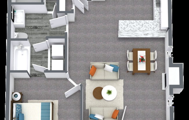 1 bed, 1 bath, 780 sqft, $1,335, Unit 811 - 212