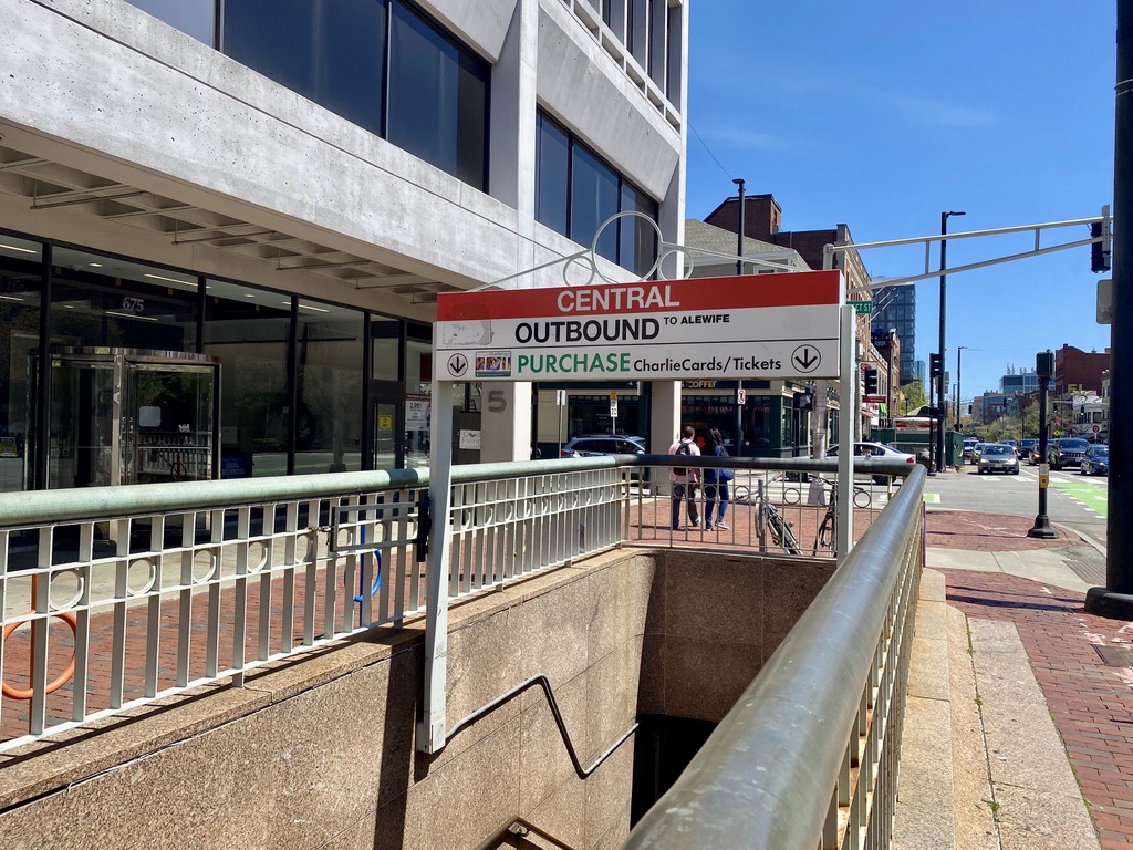 Red Line Station in Central Square