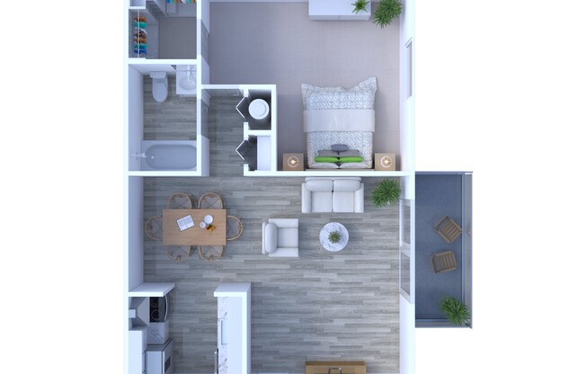 1 bed, 1 bath, 690 sqft, $1,275