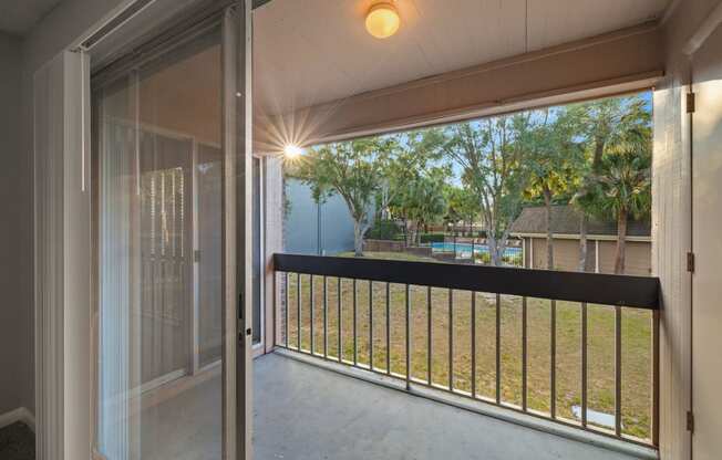 Apartment balcony