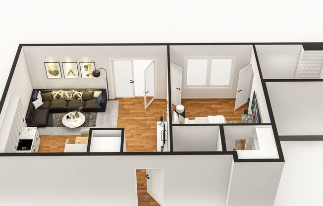 1 bed, 1 bath, 524 sqft, $1,395, Unit 506