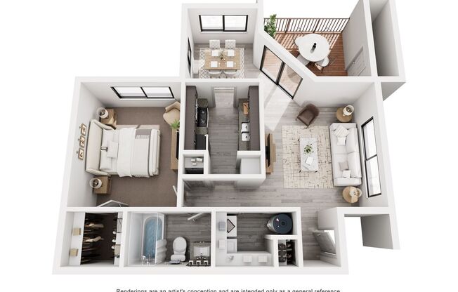 1 bed, 1 bath, 718 sqft, $1,195, Unit 344