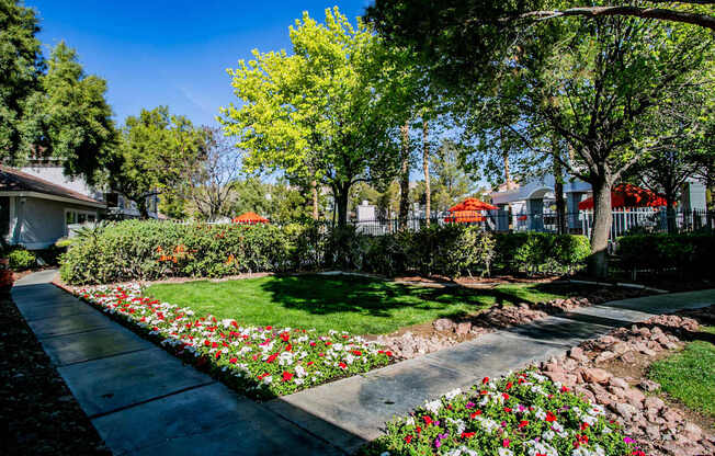 Garden Area at Octave Apartments, Nevada