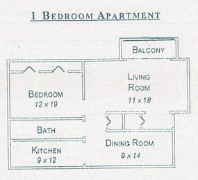 1 bed, 1 bath, 800 sqft, $747