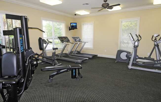 Fitness Center at Morgan Creek Affordable Apartments in Tampa FL