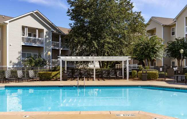 Poolside Pergola at Abberly Woods Apartment Homes, Charlotte