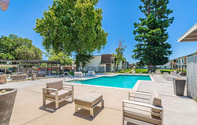 take a dip in our resort style pool