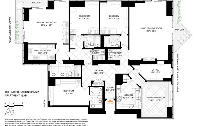 4 beds, 4 baths, 2,664 sqft, $18,000, Unit 19AB