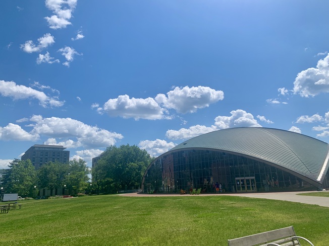 The Kresge Auditorium at MIT