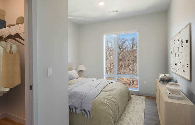 Bedroom with Hard Surface Flooring