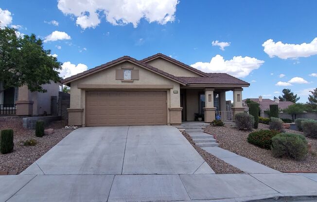 Beautiful Single Story Summerlin Home on a corner lot.