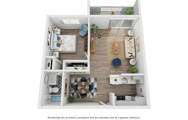 1 bed, 1 bath, 639 sqft, $1,845, Unit 223