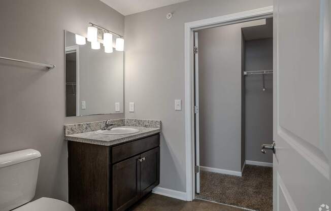 Bathroom With Storage Area at The Residences at Akita Lane, Canal Winchester