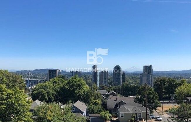 Sweeping Views of City & Mountain! Updated SW PDX Condo. Ton of Light & Upgrades! Parking & Most Utilities Included!