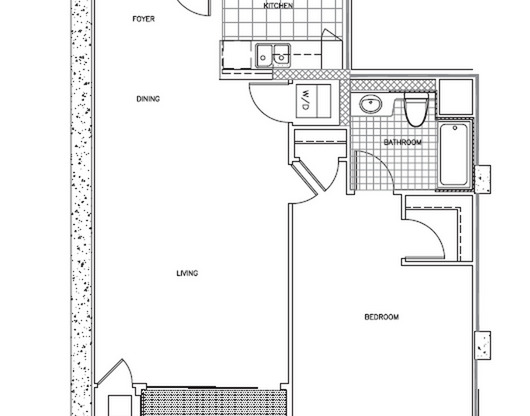 1 bed, 1 bath, 860 sqft, $3,016