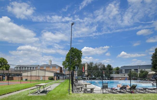 Community pool and grounds.