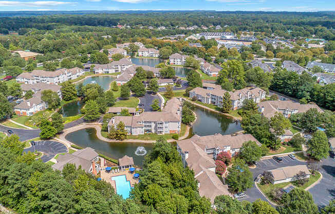 Aerial View Of Community at Trophy Club at Bellgrade, Midlothian