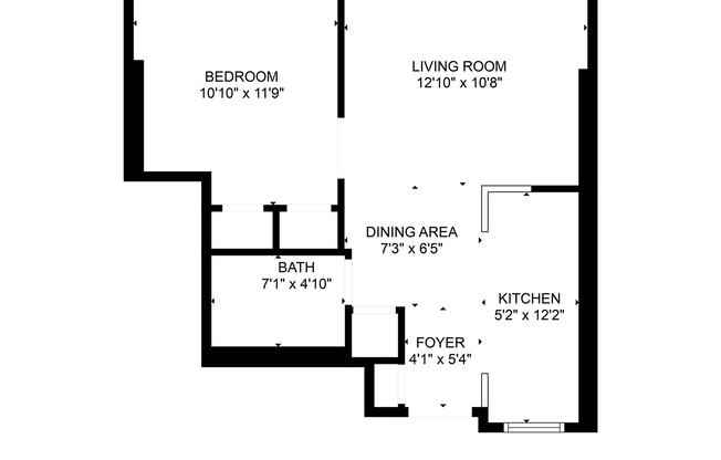 1 bed, 1 bath, $3,000, Unit 2F