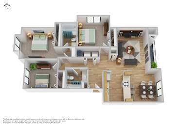 3 beds, 2 baths, 1,216 sqft, $1,735