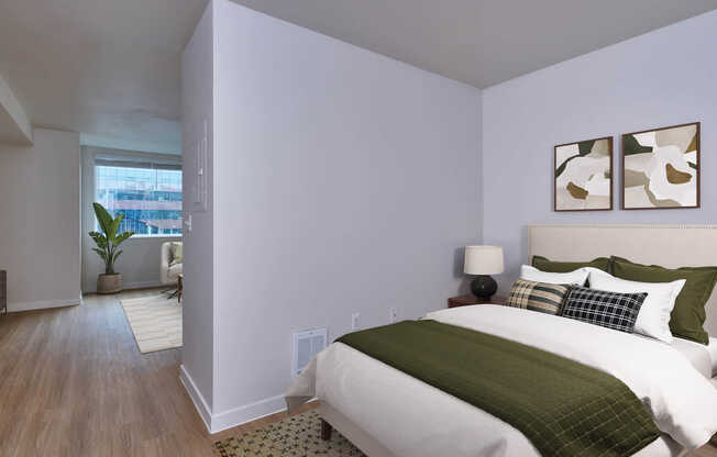 Bedroom with Hard Surface Flooring
