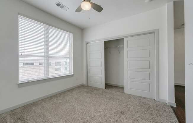 12 South Apartments - Nashville TN - Bedroom with Plush Carpeting.