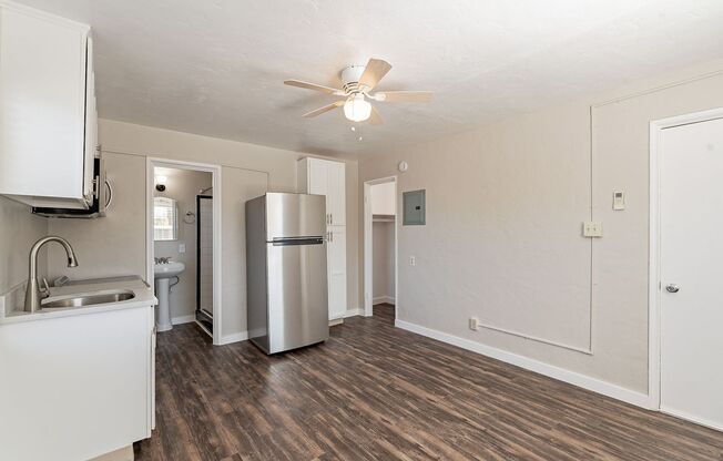 Studio, 1 bath, 250 sqft, $995, Unit 2