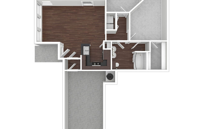 2 beds, 1 bath, 1,088 sqft, $1,795