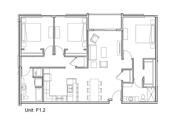 3 beds, 2 baths, 1,412 sqft, $2,925, Unit 5273-309