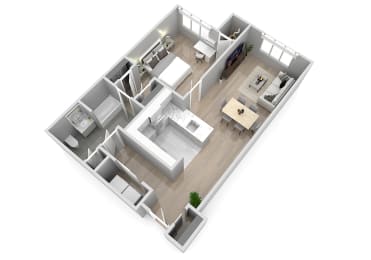 1 bed, 1 bath, 810 sqft, $2,349