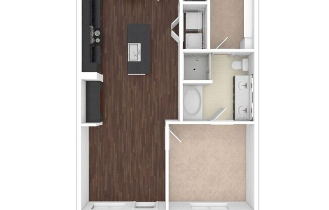 1 bed, 1 bath, 785 sqft, $1,656
