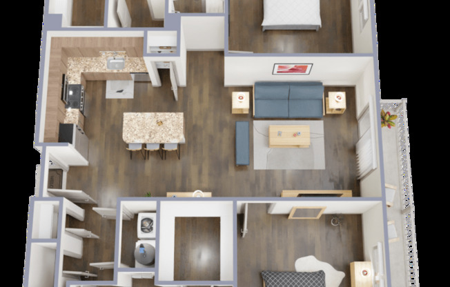 2 beds, 2 baths, 1,200 sqft, $2,149