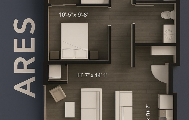 3 beds, 2 baths, 1,050 sqft, $2,300, Unit 204