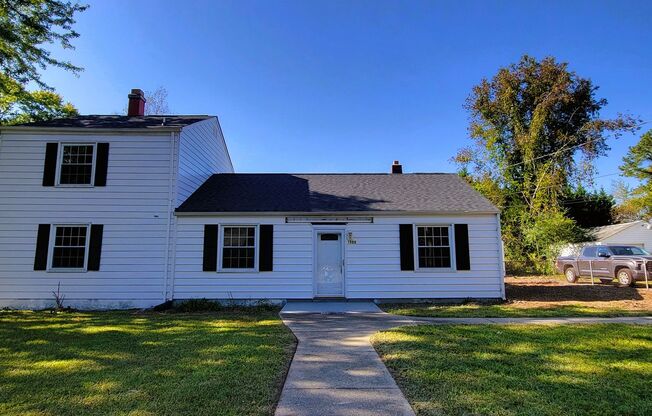 Revamped 4 bedroom on large lot off of Elkhardt Road.