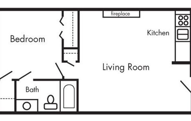 1 bed, 1 bath, 600 sqft, $795, Unit 6743-3