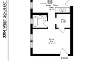 Studio, 1 bath, 376 sqft, $1,495, Unit 3304-2K