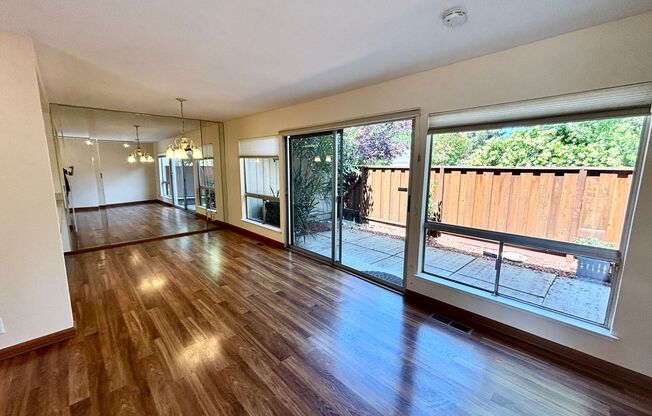 Cupertino- Beautifully updated townhome with balcony and attached garage.