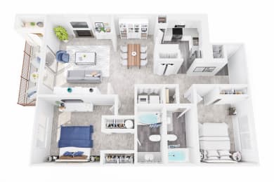 2 beds, 2 baths, 1,125 sqft, $2,515