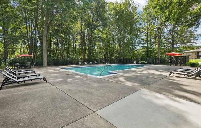 Heated Swimming Pool at Eastwood Village Apartments in Clinton Township, MI