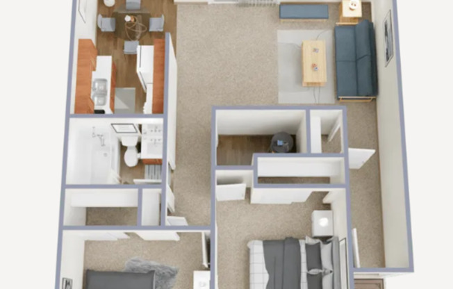 2 beds, 1 bath, 745 sqft, $1,685