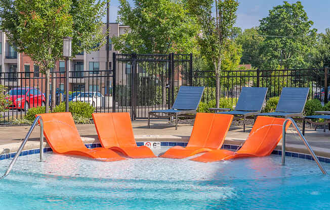Resort style pool at DeSales Flats Apartments*, Cincinnati, OH
