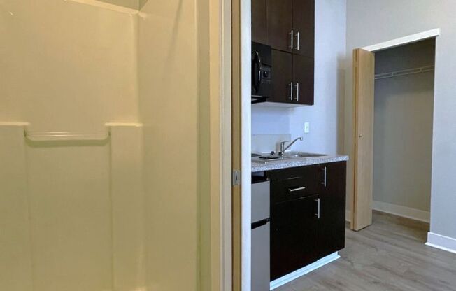 Studio, 1 bath, 240 sqft, $950, Unit 407