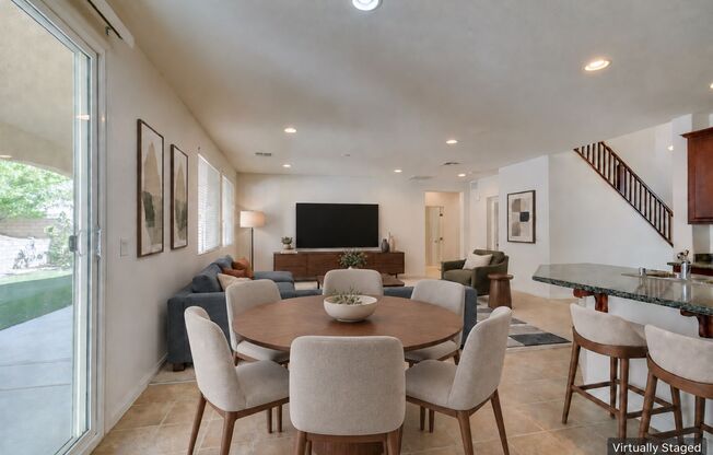 Gated Summerlin West Home with 5 Bedrooms, Den, Loft & Primary Suite Downstairs