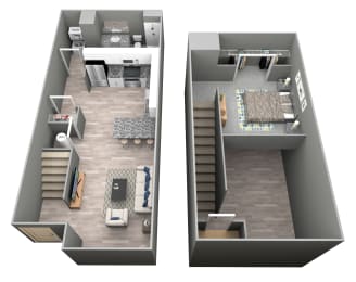 1 bed, 1 bath, 677 sqft, $1,271