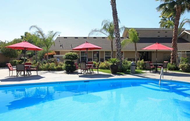 Soak up the sun by the pool at Providence Pointe