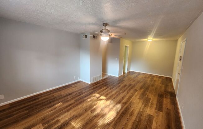 Beautiful 2 bedroom 1 bath 2nd floor condo with dishwasher and laundry hookups!