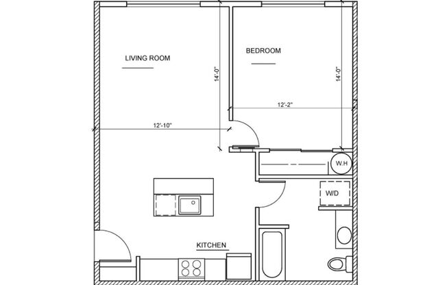 1 bed, 1 bath, 675 sqft, $1,499, Unit 205