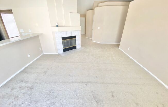 Comfortable single-story 3BD/2BA home with pool & spa in a guard-gated community