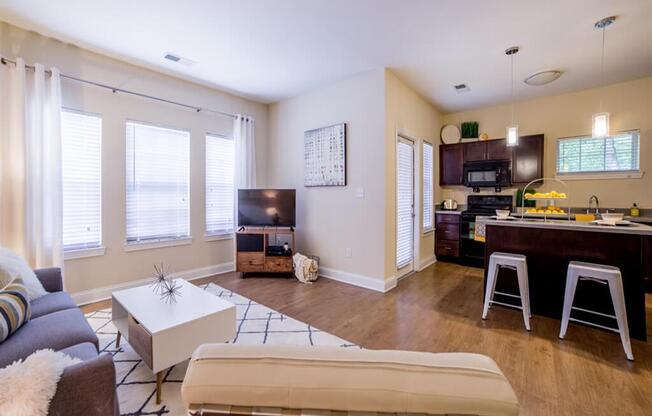 Living Room With Television, at Buckingham Monon Living, Indianapolis