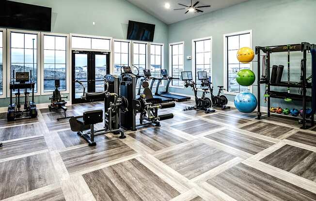 State-of-the-Art Fitness Center at Fireside at Waukee in Waukee, IA